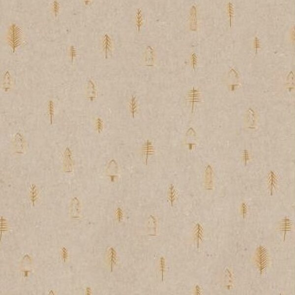 Ib Laursen Golden forest lahjapaperi 52,5 cm x 2 m