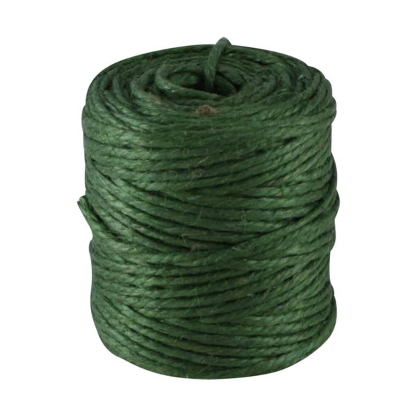 Strömshaga Twine of Jute 70 m, Cylinder Green