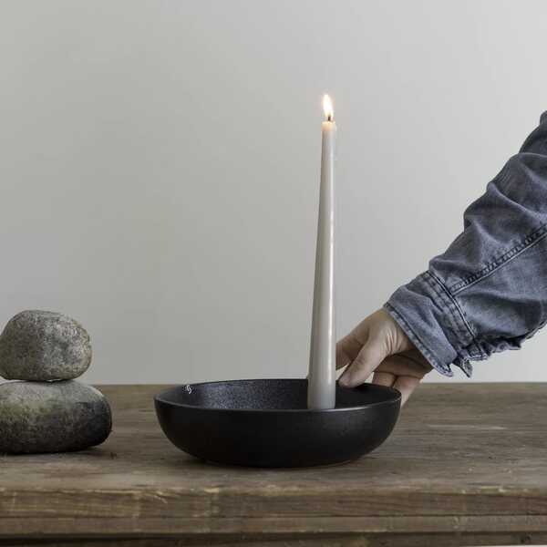 Storefactory Lidatorp L candleholder, black