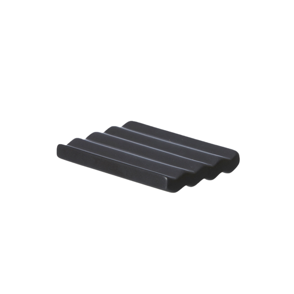 Oohh Wawe soap dish 11 x 8 cm, matte black