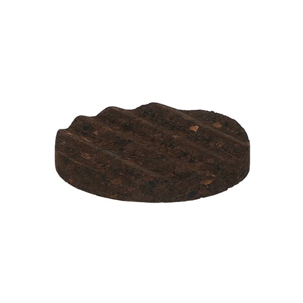 Oohh Soap dish cork 10 cm, dark brown