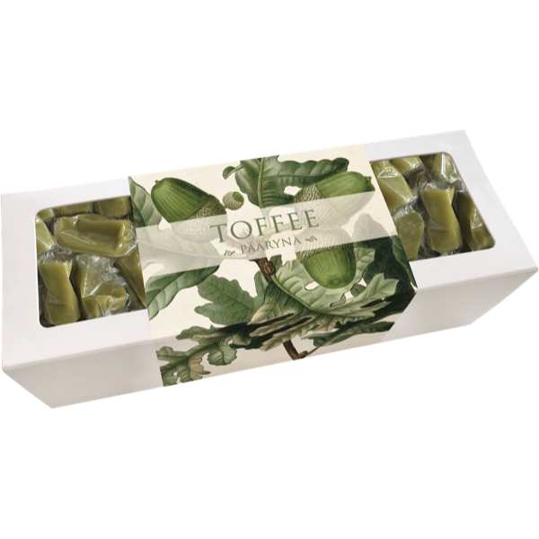 Sköna Ting Toffee in paper box 200 g - Pear / Acorn