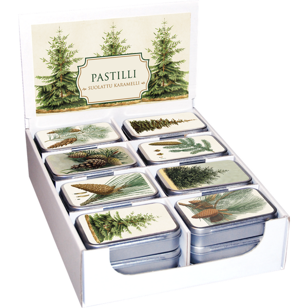 Sköna Ting Pastille tins - Salted caramel / Firs & cones