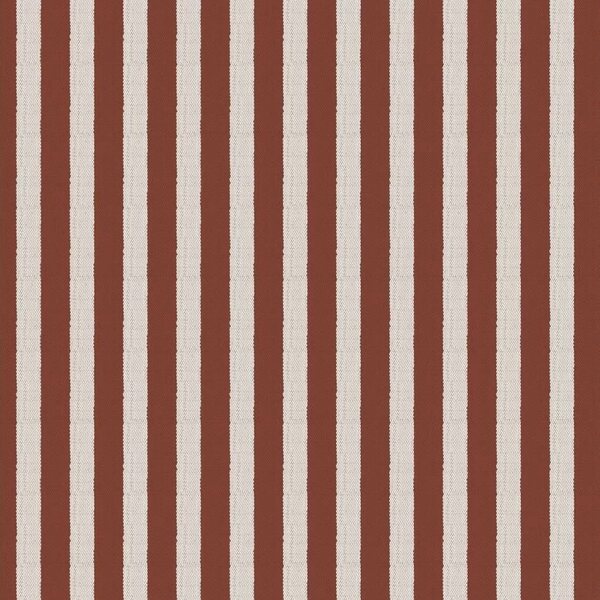 Ib Laursen Red stripes textile look gift wrapping paper 52,5 cm x 2 m