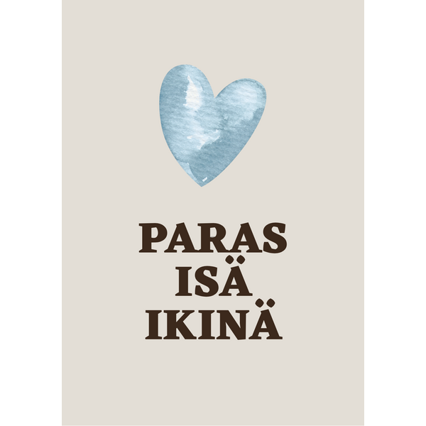 Paras isä ikinä isänpäiväkortti