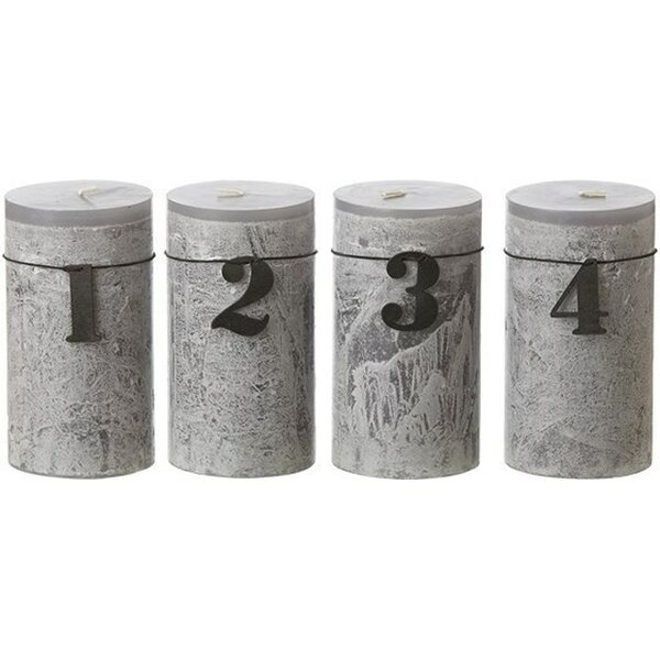 Oohh Wooden 1 - 4 Advent numbers - SELECT COLOUR