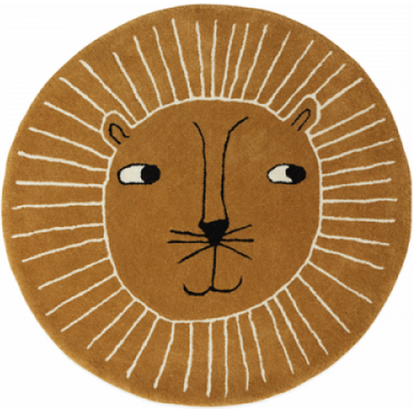 OYOY Lion matto 95 cm, ruskea