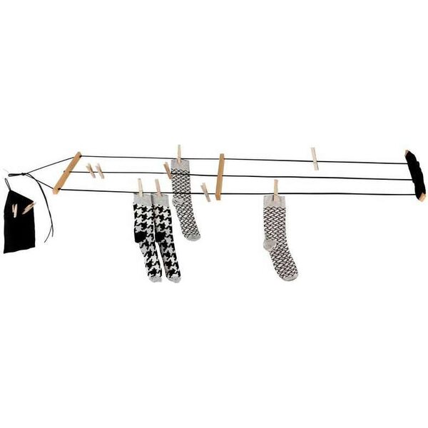 Pesuliisu Säädettävä pyykkinaru 33 cm x 5 m