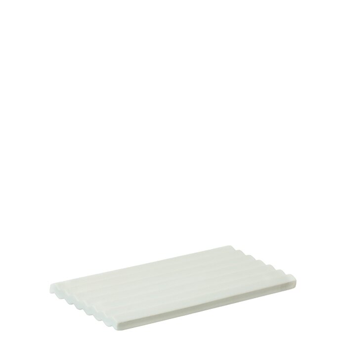 Oohh Wawe tray 26 x 14 cm, matte white