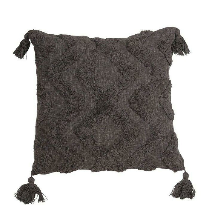 Fondaco Cora cushion cover 48 x 48 cm, grey