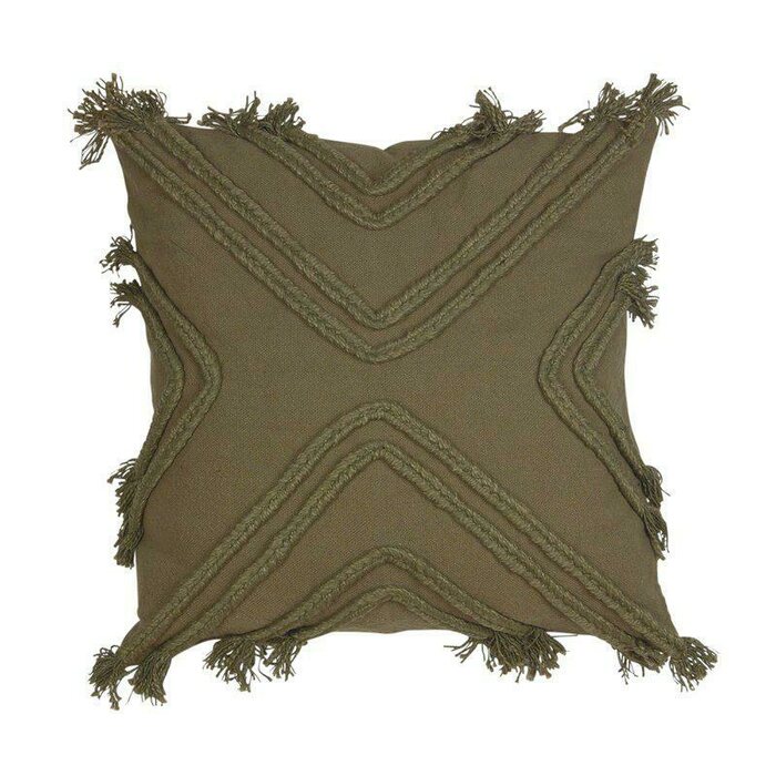 Fondaco Rope cushion cover 48 x 48 cm, green