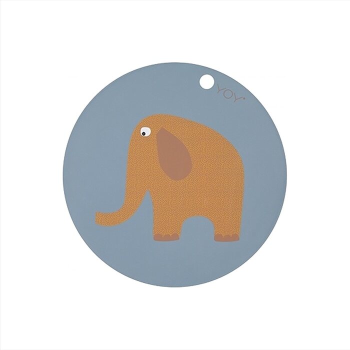 OYOY Elefantti pyöreä tabletti 39 cm