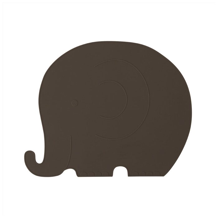 OYOY Henry elefantti tabletti 41 x 33 cm, choko