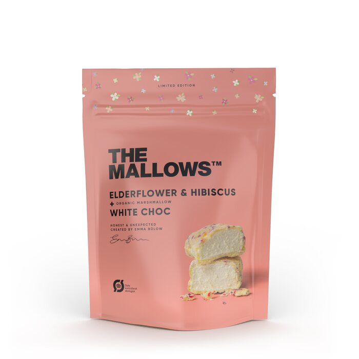 The Mallows SPRING vaahtokarkki elderflower & hibiscus 90 g