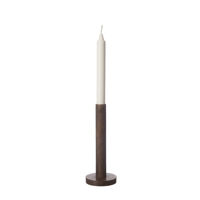 Ernst Puinen kynttilänjalka 20 cm, tummanruskea