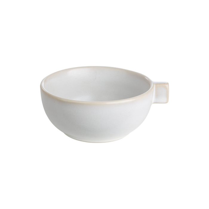 Ernst Bowl with ear 11 x 5 cm, white/sand