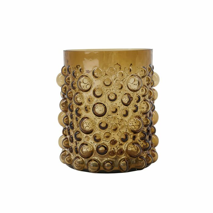 House Doctor Foam vase 19 x 15 cm, amber