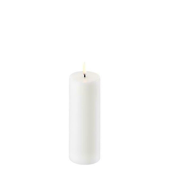 Uyuni Led-kynttilä 5,8 x 15 cm, valkoinen