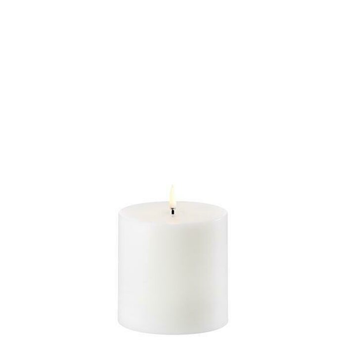 Uyuni Led-kynttilä 10,1 x 10 cm, valkoinen