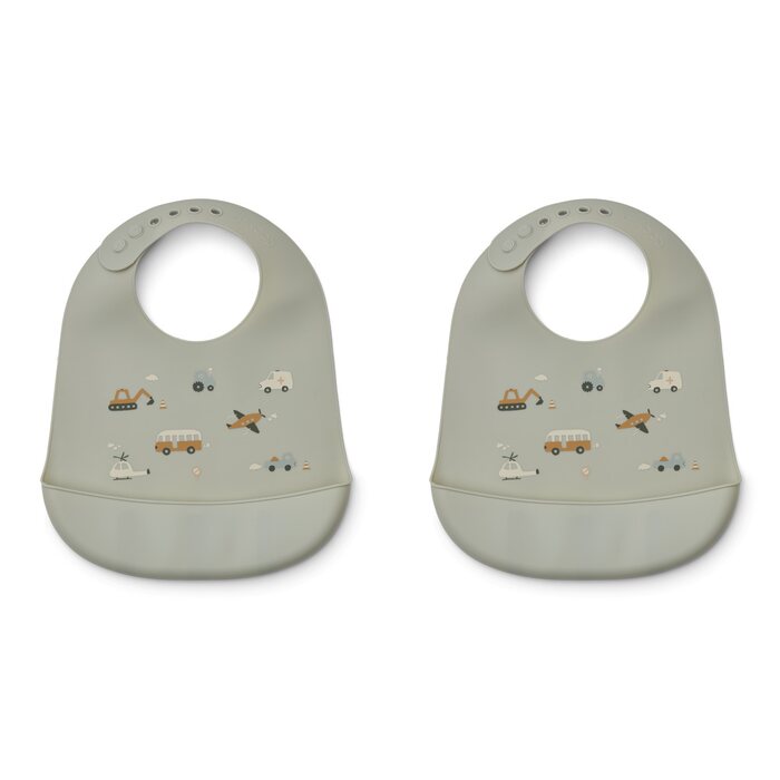 Liewood Tilda silicone bib 2-pack CHOOSE MODEL