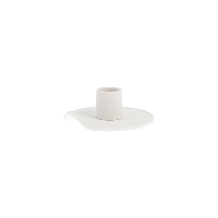 Storefactory Ekarp candlestick 10 x 4 cm, white