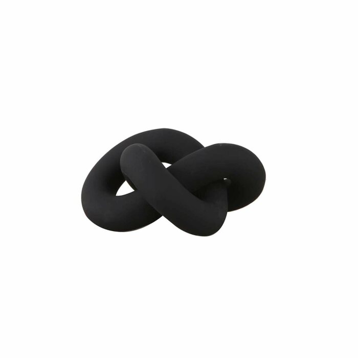 Cooee Design Knot table 11,5 x 9 x 6 cm, musta
