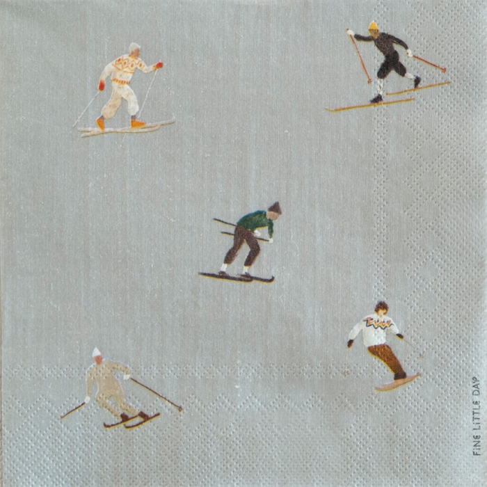 Fine Little Day Skiers servetit 33 x 33 cm