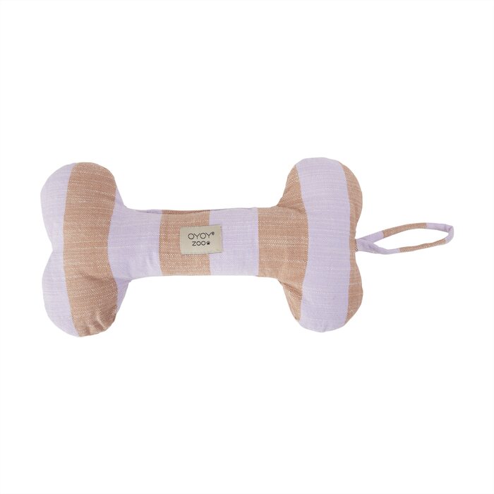 OYOY Ashi dog toy large, lavender/amber