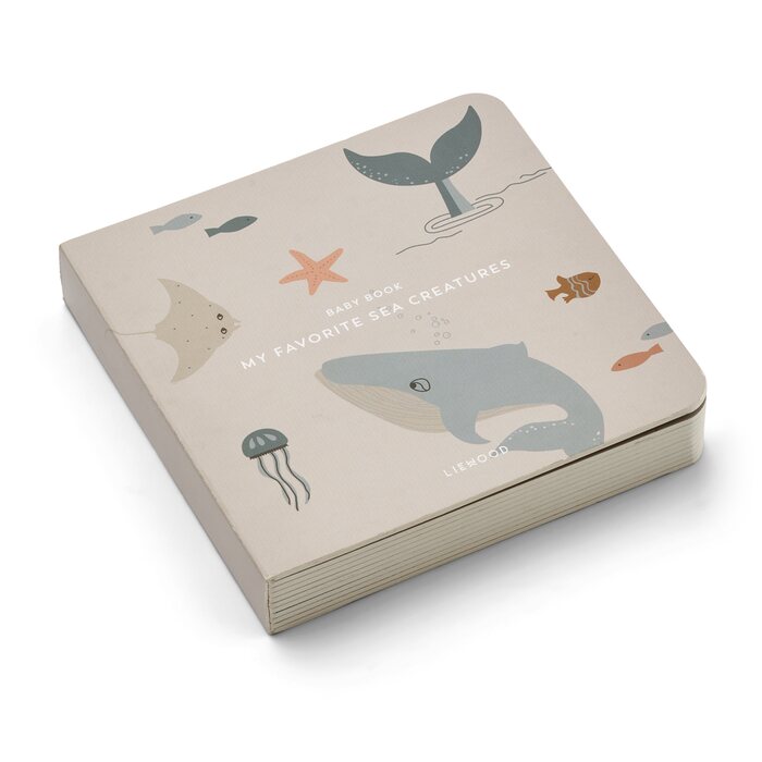 Liewood Bertie baby book, Sea creature / Sandy