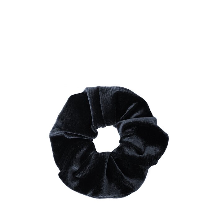 Velvet scrunchie, musta