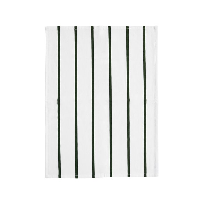 Storefactory Karlstorp keittiöpyyhe 45 x 60 cm, valkoinen/vihreä