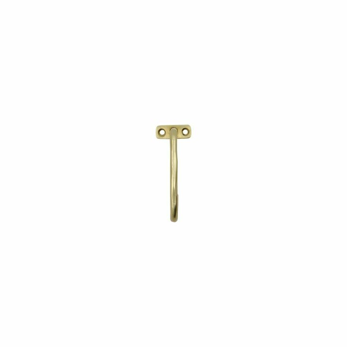 House Doctor Welo hook 10 x 3,5 x 4 cm, brushed brass finish
