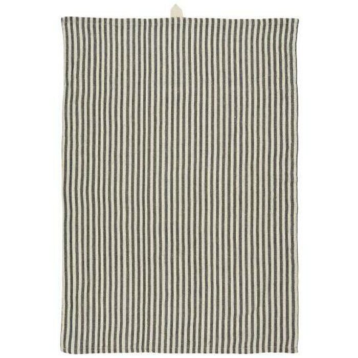 Ib Laursen Kitchen towel Philip 50 x 70 cm, off-white/black