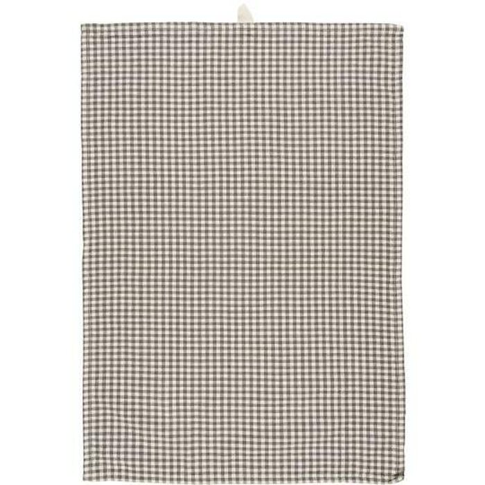 Ib Laursen Kitchen towel Elias 50 x 70 cm, off-white/grey