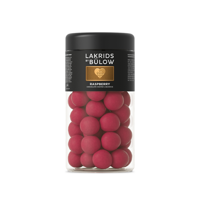 Lakrids By Bulow Crispy Raspberry suklaakuorrutteinen lakritsi 295 g, regular