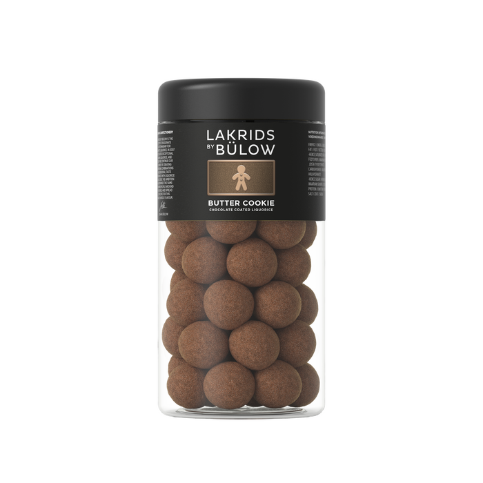 Lakrids By Bulow Christmas - butter cookie chocolate coated liquorice 295g, regular