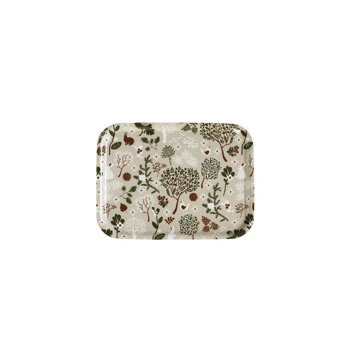 Kanelimamma Jänömetsä tarjotin 27 x 20 cm, beige