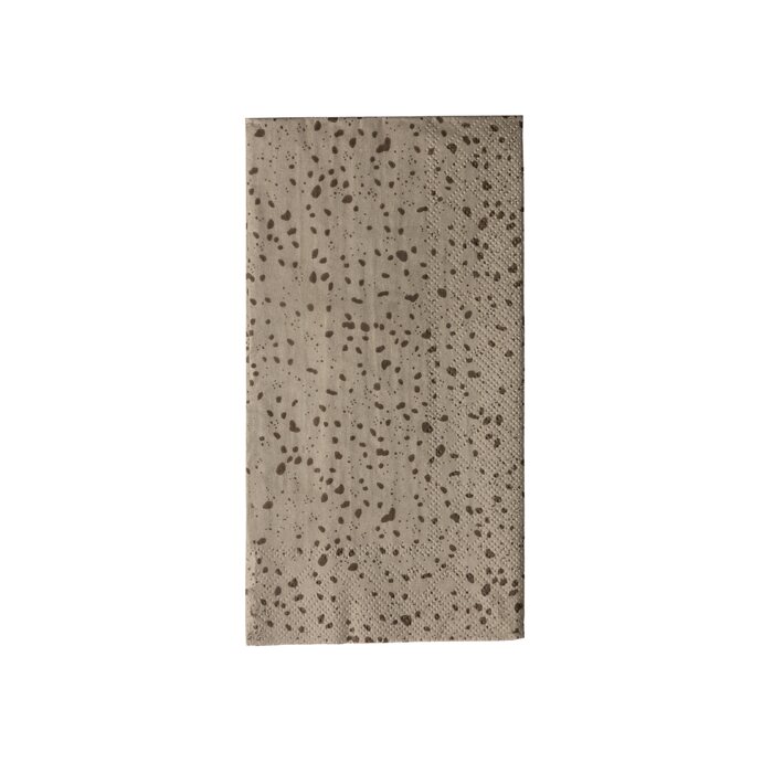 Storefactory Spräcklig beige/mud paper napkins