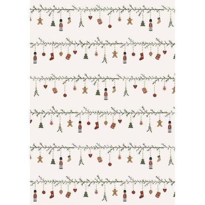 Ib Laursen My nostalgic Christmas gift wrapping paper 52,5 cm x 2 m