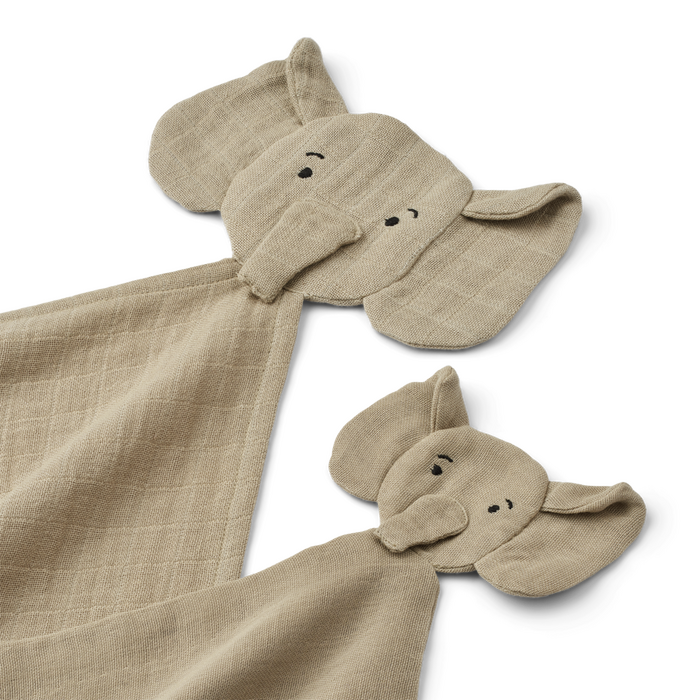 Liewood Elephant Cuddle Cloth Set, Mist