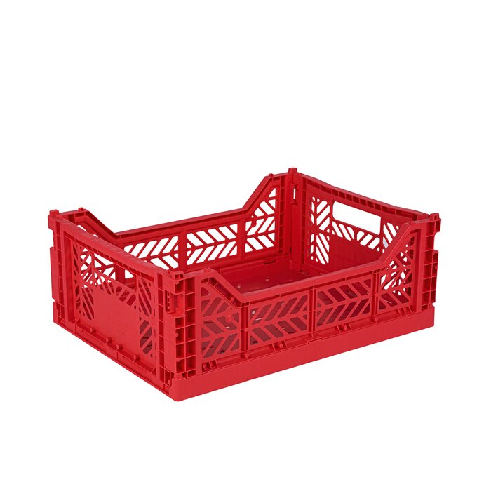 Aykasa Midi stackable crate, red