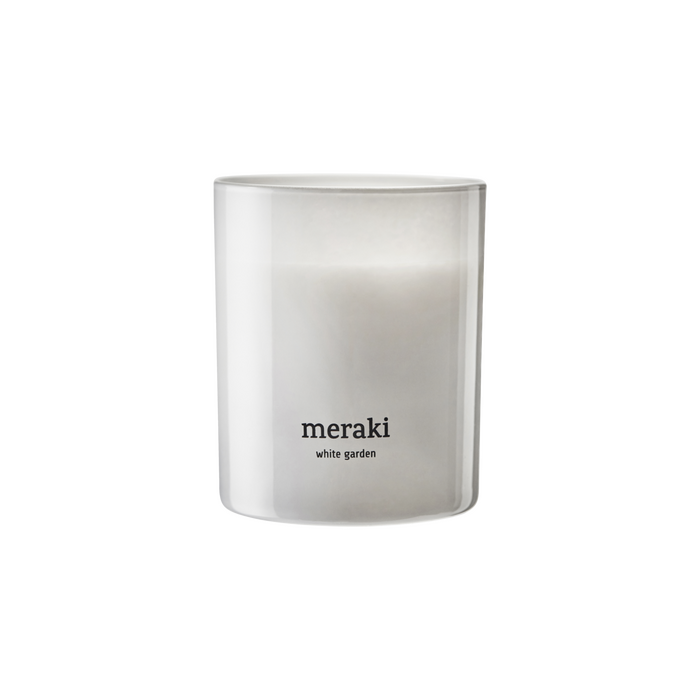 Meraki Scented candle, White garden