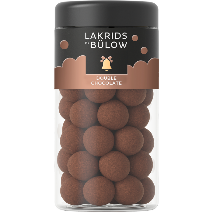 Lakrids By Bulow Double chocolate suklaakuorrutteinen lakritsi 295 g, regular