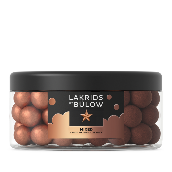 Lakrids By Bulow Mixed classic & double chocolate suklaakuorrutteinen lakritsi 550 g, large