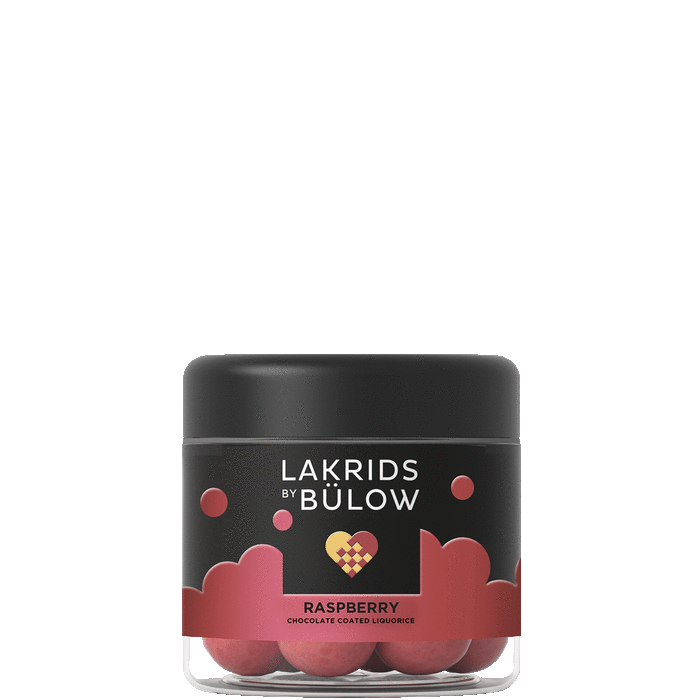 Lakrids By Bulow Crispy raspberry suklaakuorrutteinen lakritsi 125 g, small