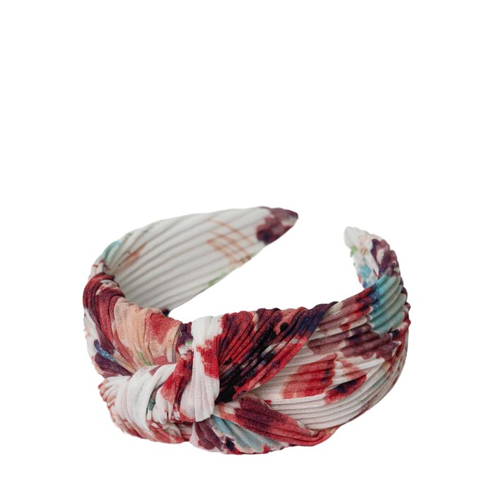 Zaria chiffon hairband, red