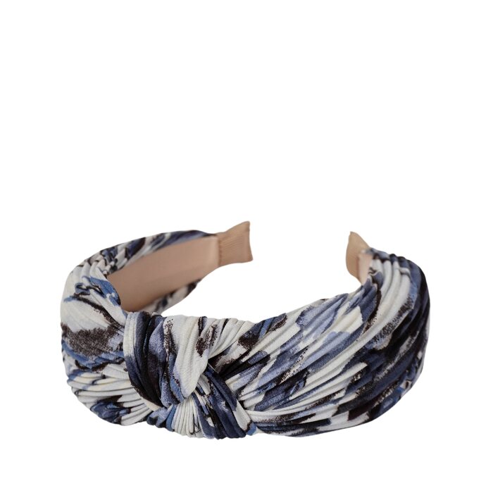 Zaria chiffon hairband, navy blue