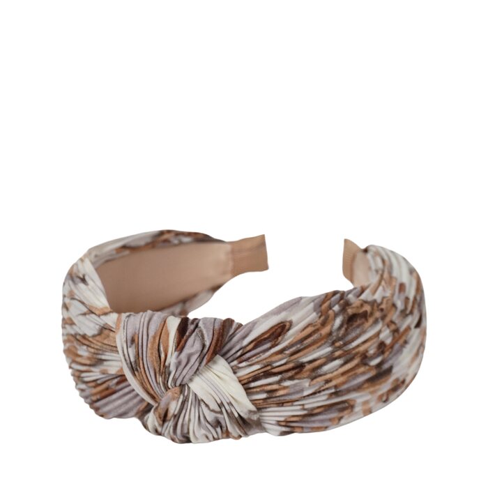 Zaria chiffon hairband, brown