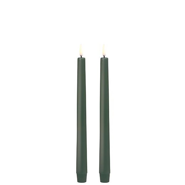 Uyuni Led-kruunukynttilä 25 cm 2 kpl/pkt, olive green