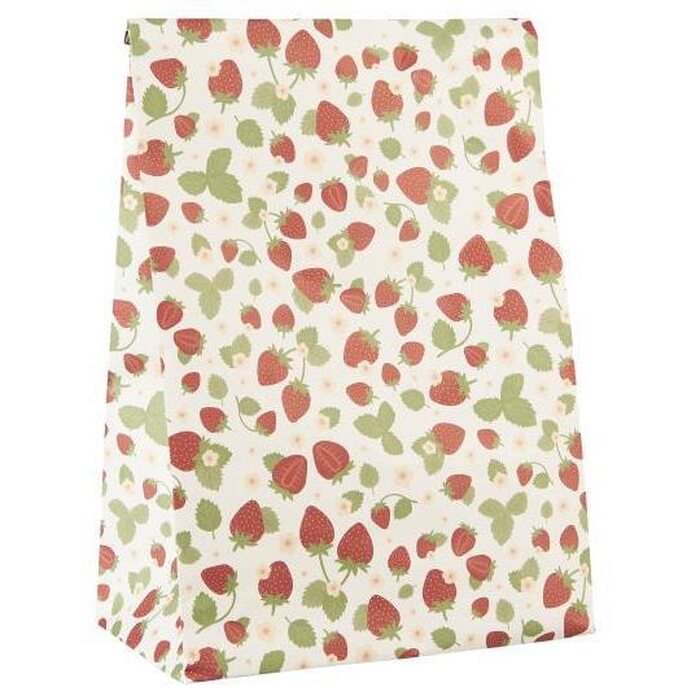 Ib Laursen Gift bag Strawberries M 18x28,5x10 cm